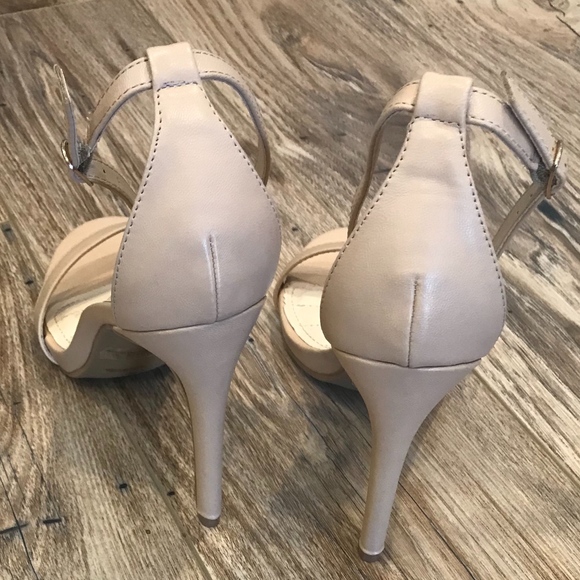 Like NEW - Lulu's | Lovliness Nude Ankle Strap - Picture 3 of 8